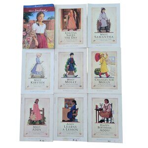 9 American Girl Addy Molly Kirsten‎ Samantha Josefina Vintage Book Lot